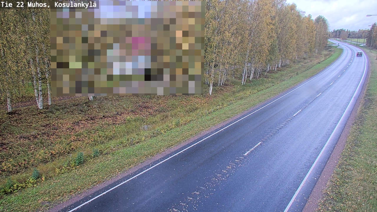 Kelikamerat Kuva Tie 22 Muhos, Kosulankylä, Muhos, Pohjois-Pohjanmaa