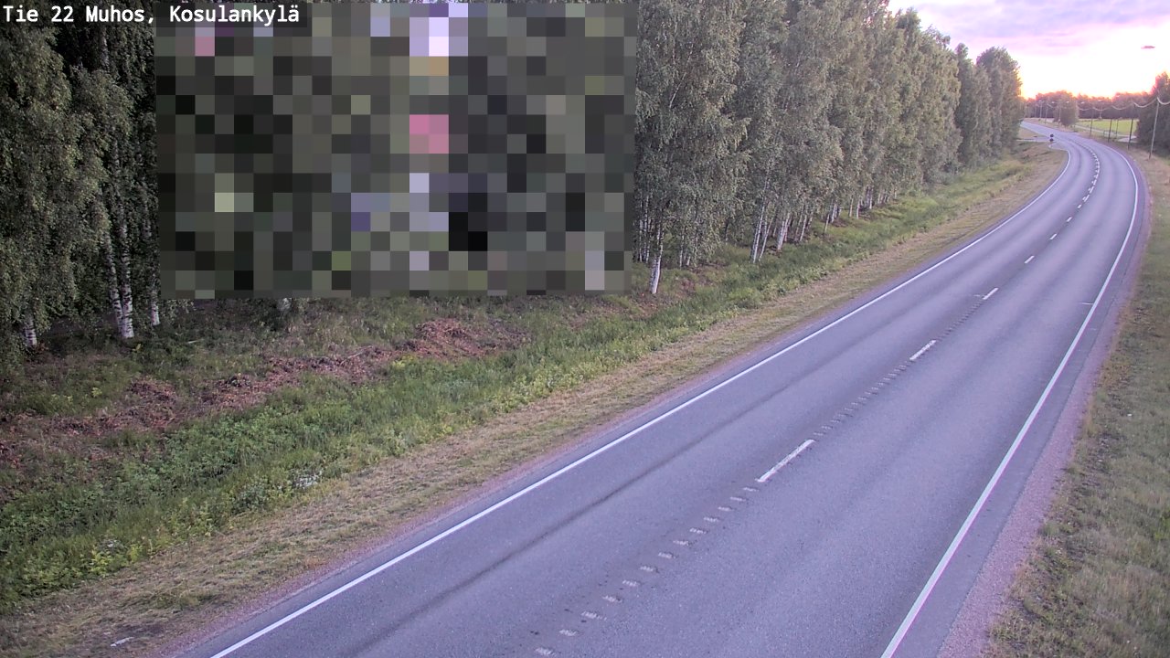 Kelikamerat Kuva Tie 22 Muhos, Kosulankylä, Muhos, Pohjois-Pohjanmaa