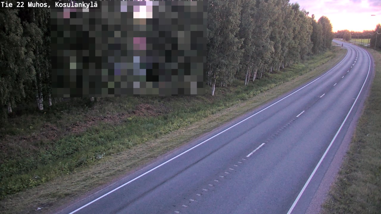 Kelikamerat Kuva Tie 22 Muhos, Kosulankylä, Muhos, Pohjois-Pohjanmaa