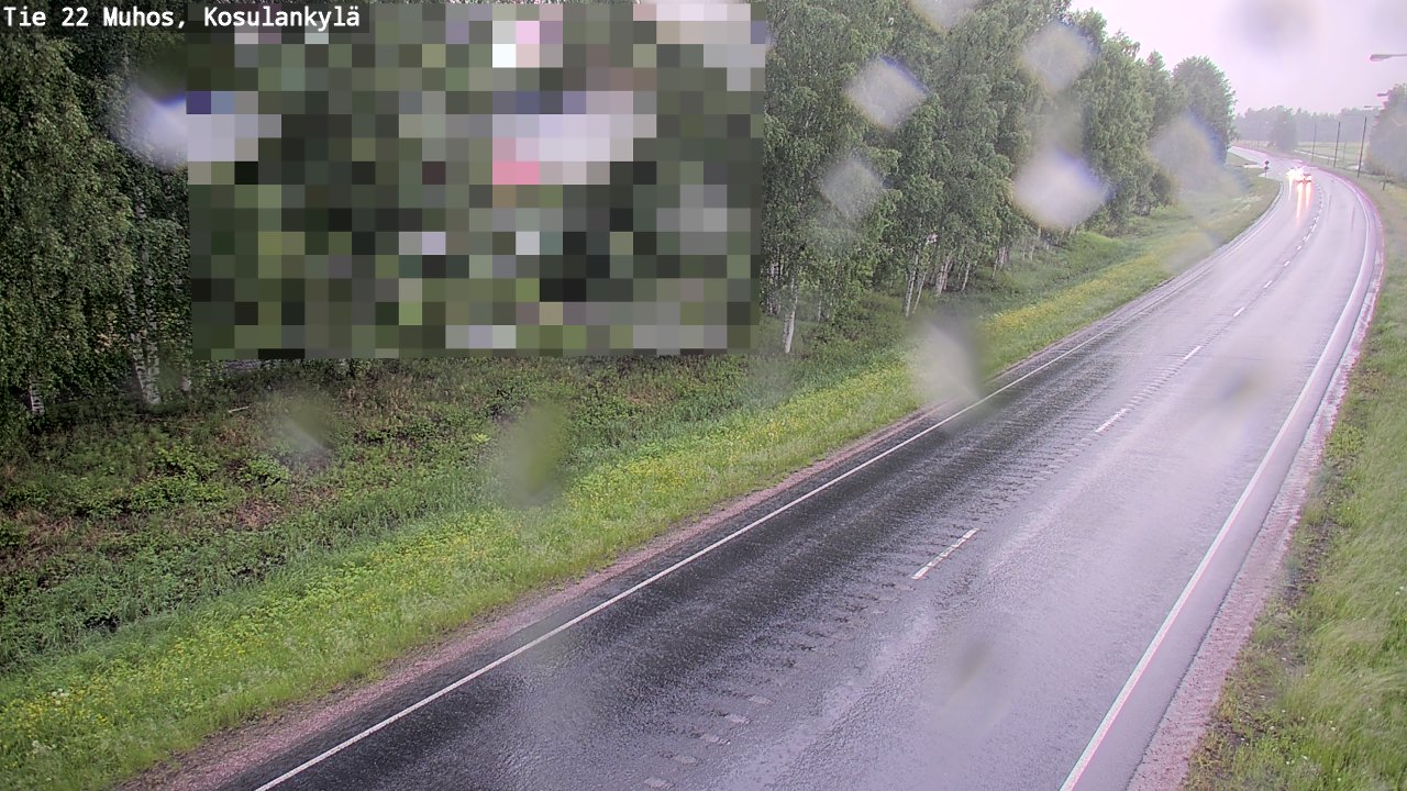Kelikamerat Kuva Tie 22 Muhos, Kosulankylä, Muhos, Pohjois-Pohjanmaa