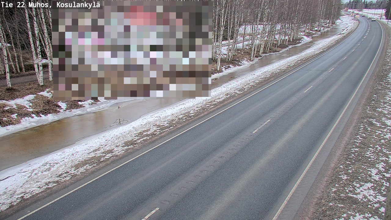 Kelikamerat Kuva Tie 22 Muhos, Kosulankylä, Muhos, Pohjois-Pohjanmaa