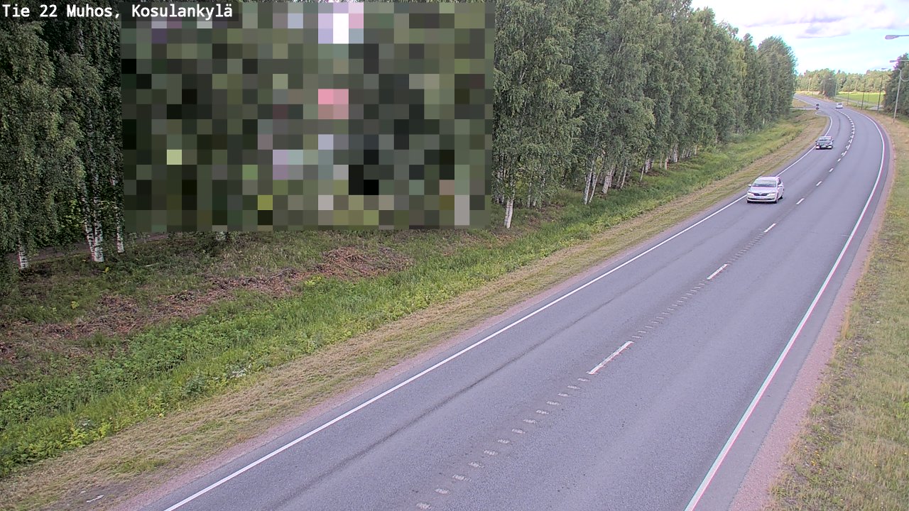 Kelikamerat Kuva Tie 22 Muhos, Kosulankylä, Muhos, Pohjois-Pohjanmaa