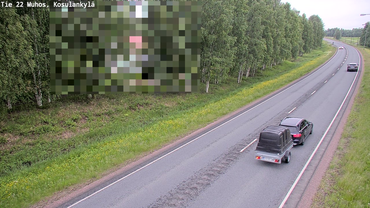 Kelikamerat Kuva Tie 22 Muhos, Kosulankylä, Muhos, Pohjois-Pohjanmaa