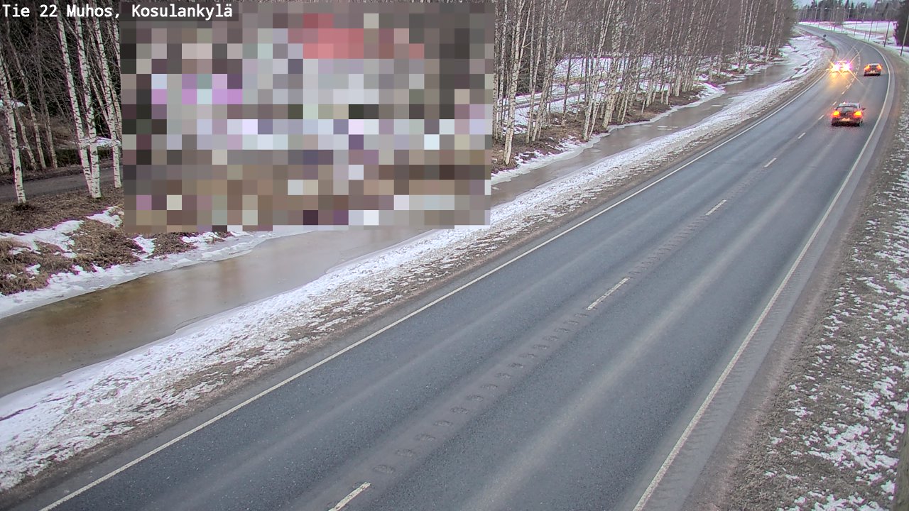 Kelikamerat Kuva Tie 22 Muhos, Kosulankylä, Muhos, Pohjois-Pohjanmaa