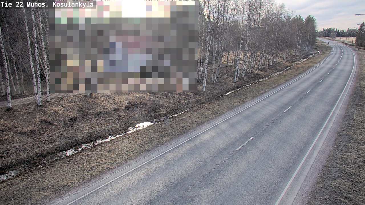 Kelikamerat Kuva Tie 22 Muhos, Kosulankylä, Muhos, Pohjois-Pohjanmaa