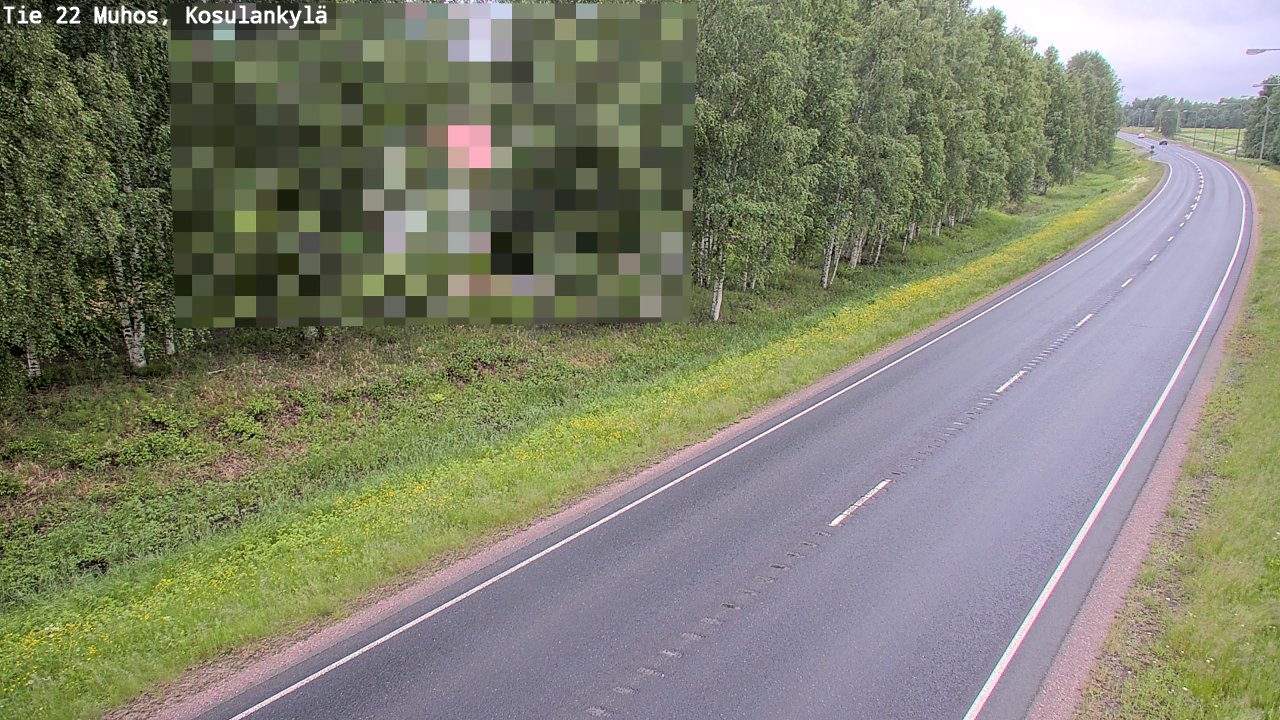 Kelikamerat Kuva Tie 22 Muhos, Kosulankylä, Muhos, Pohjois-Pohjanmaa