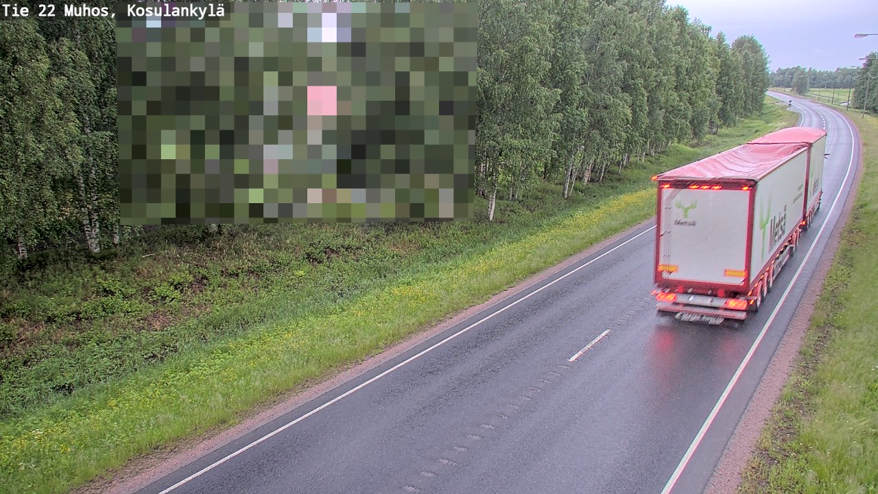 Kelikamerat Kuva Tie 22 Muhos, Kosulankylä, Muhos, Pohjois-Pohjanmaa