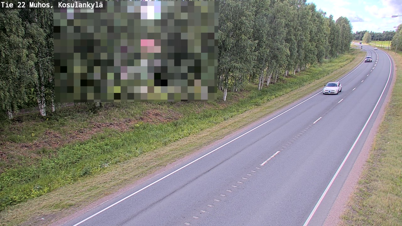 Kelikamerat Kuva Tie 22 Muhos, Kosulankylä, Muhos, Pohjois-Pohjanmaa