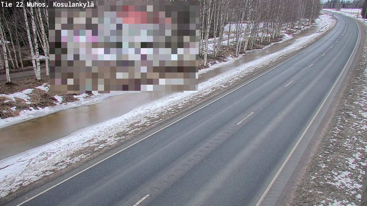 Kelikamerat Kuva Tie 22 Muhos, Kosulankylä, Muhos, Pohjois-Pohjanmaa