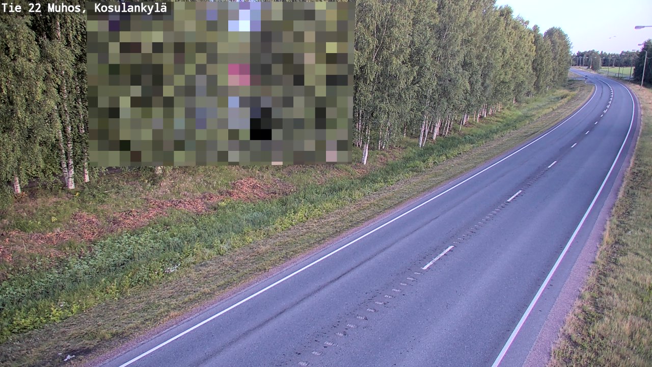 Kelikamerat Kuva Tie 22 Muhos, Kosulankylä, Muhos, Pohjois-Pohjanmaa