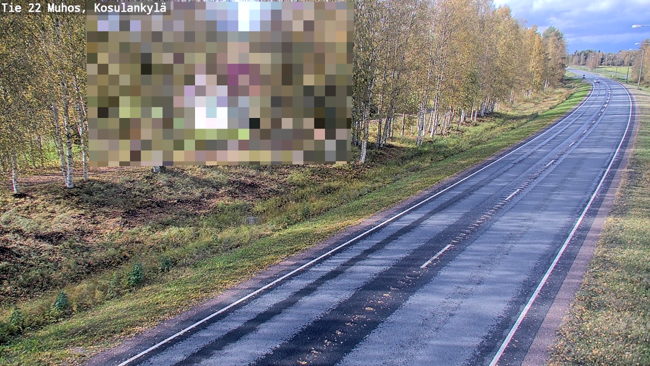 Kelikamerat Kuva Tie 22 Muhos, Kosulankylä, Muhos, Pohjois-Pohjanmaa