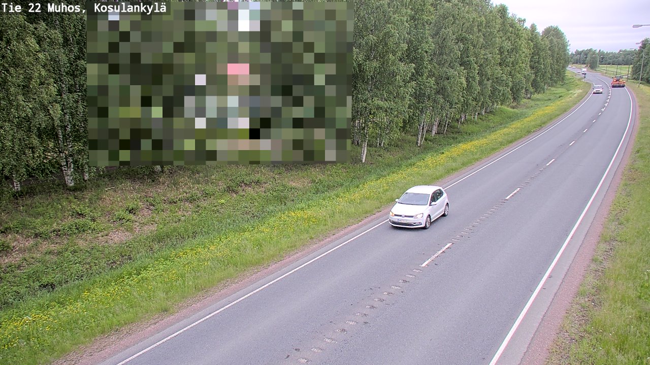 Kelikamerat Kuva Tie 22 Muhos, Kosulankylä, Muhos, Pohjois-Pohjanmaa