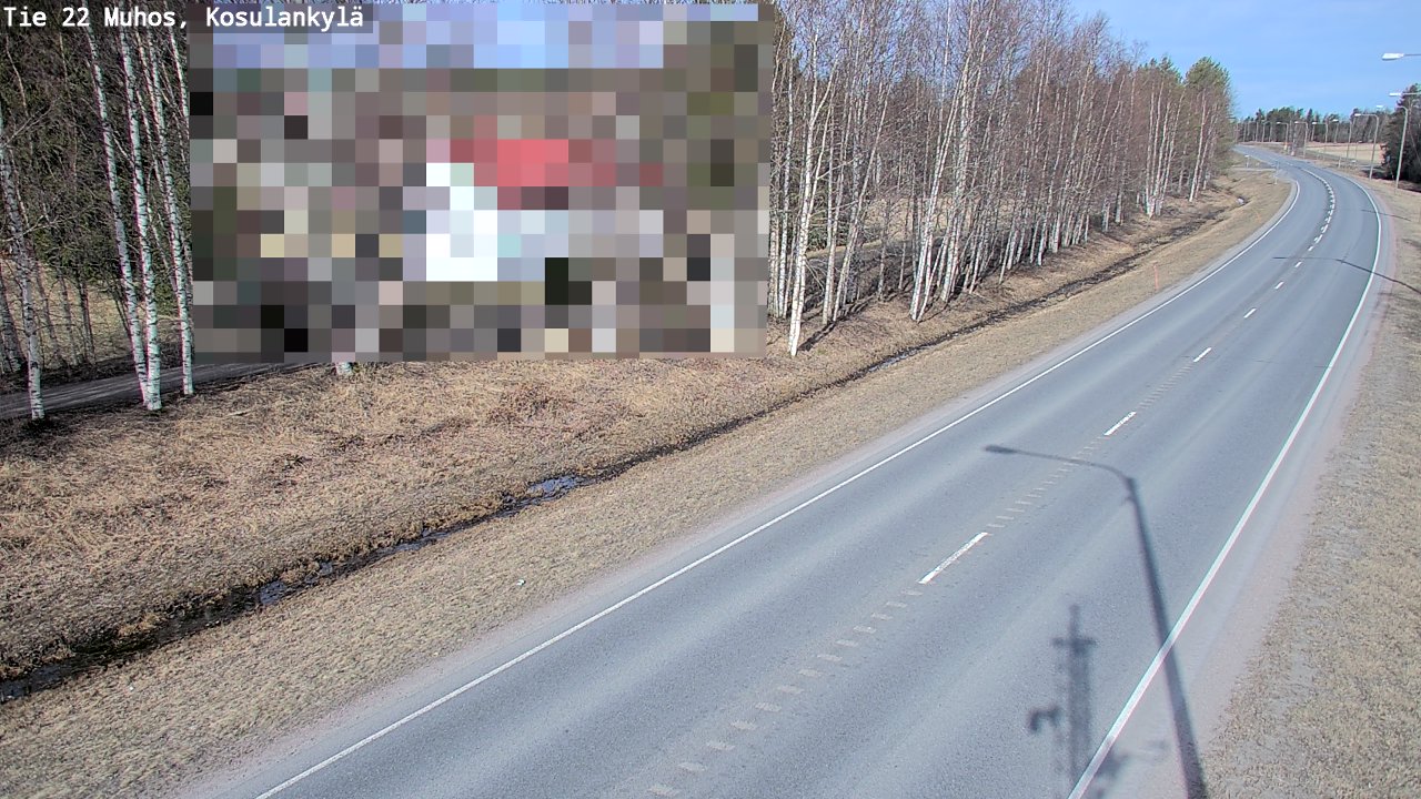 Kelikamerat Kuva Tie 22 Muhos, Kosulankylä, Muhos, Pohjois-Pohjanmaa