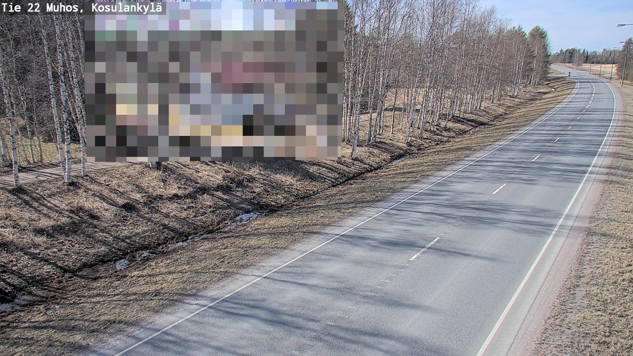 Kelikamerat Kuva Tie 22 Muhos, Kosulankylä, Muhos, Pohjois-Pohjanmaa