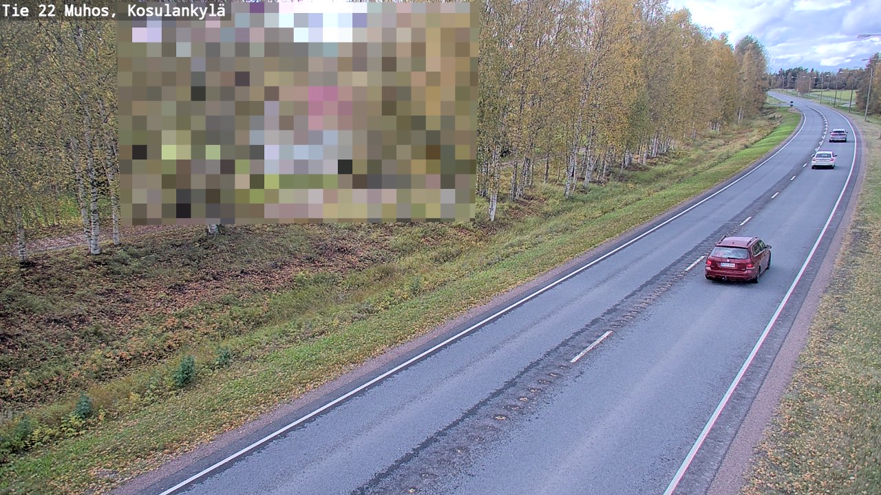 Kelikamerat Kuva Tie 22 Muhos, Kosulankylä, Muhos, Pohjois-Pohjanmaa