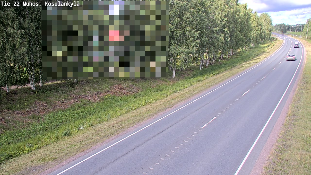 Kelikamerat Kuva Tie 22 Muhos, Kosulankylä, Muhos, Pohjois-Pohjanmaa
