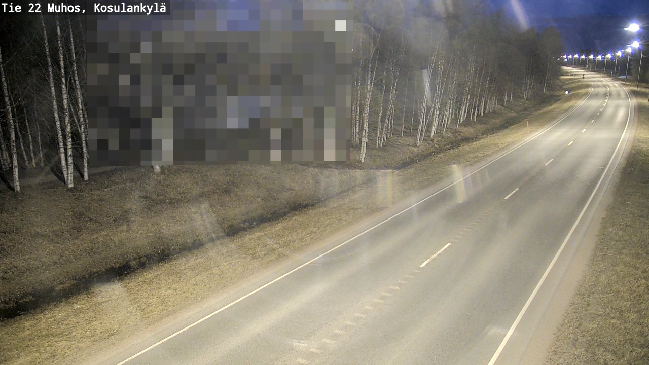 Kelikamerat Kuva Tie 22 Muhos, Kosulankylä, Muhos, Pohjois-Pohjanmaa