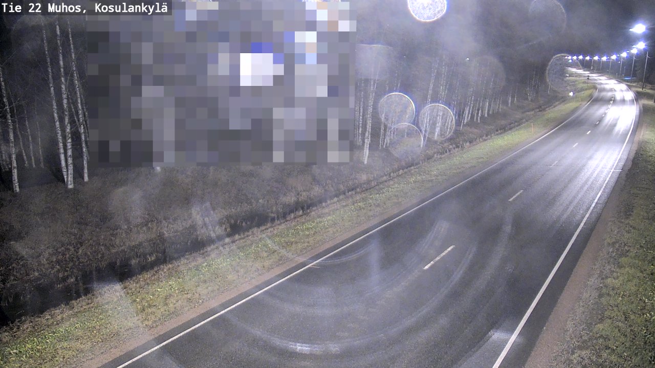 Kelikamerat Kuva Tie 22 Muhos, Kosulankylä, Muhos, Pohjois-Pohjanmaa