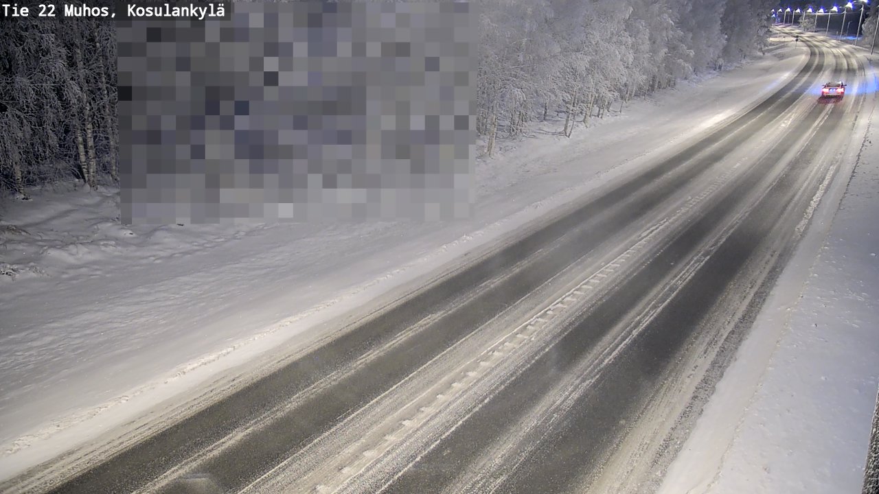 Kelikamerat Kuva Tie 22 Muhos, Kosulankylä, Muhos, Pohjois-Pohjanmaa