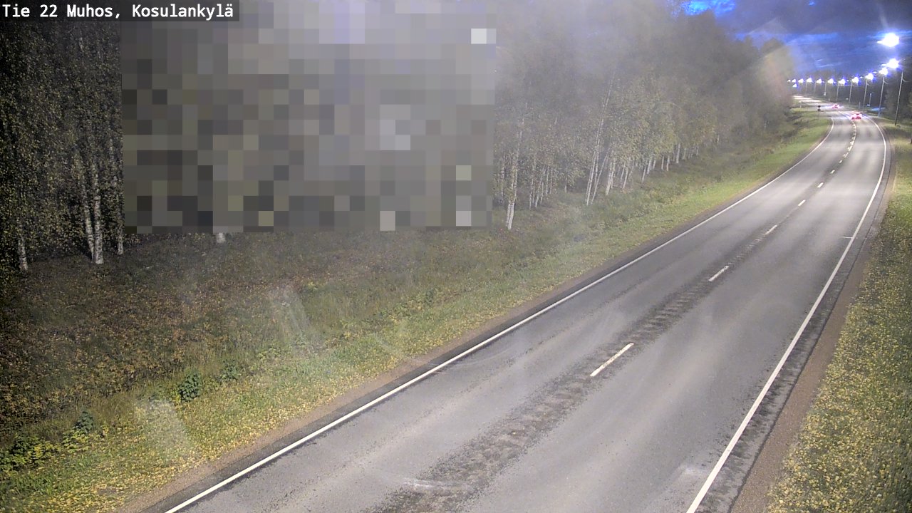Kelikamerat Kuva Tie 22 Muhos, Kosulankylä, Muhos, Pohjois-Pohjanmaa