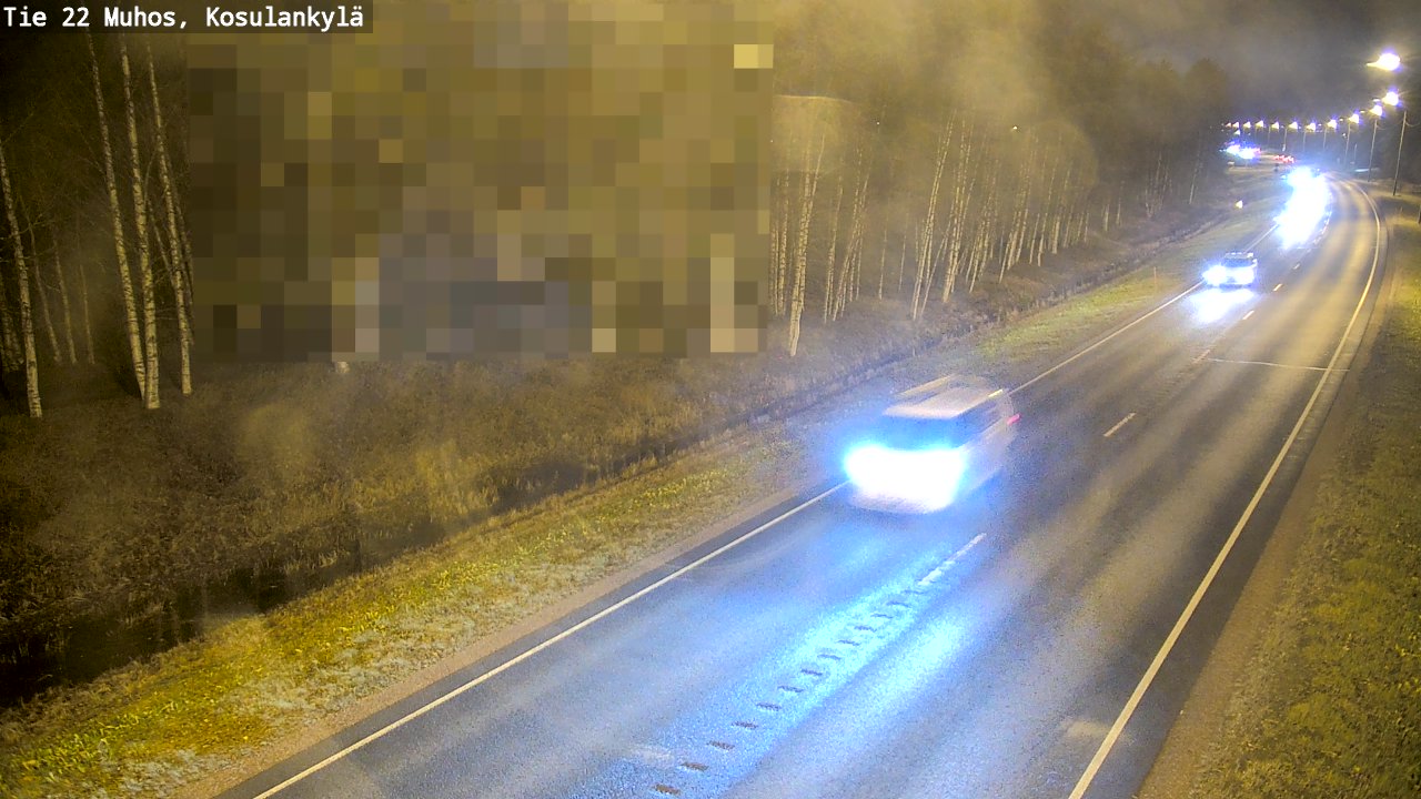 Kelikamerat Kuva Tie 22 Muhos, Kosulankylä, Muhos, Pohjois-Pohjanmaa