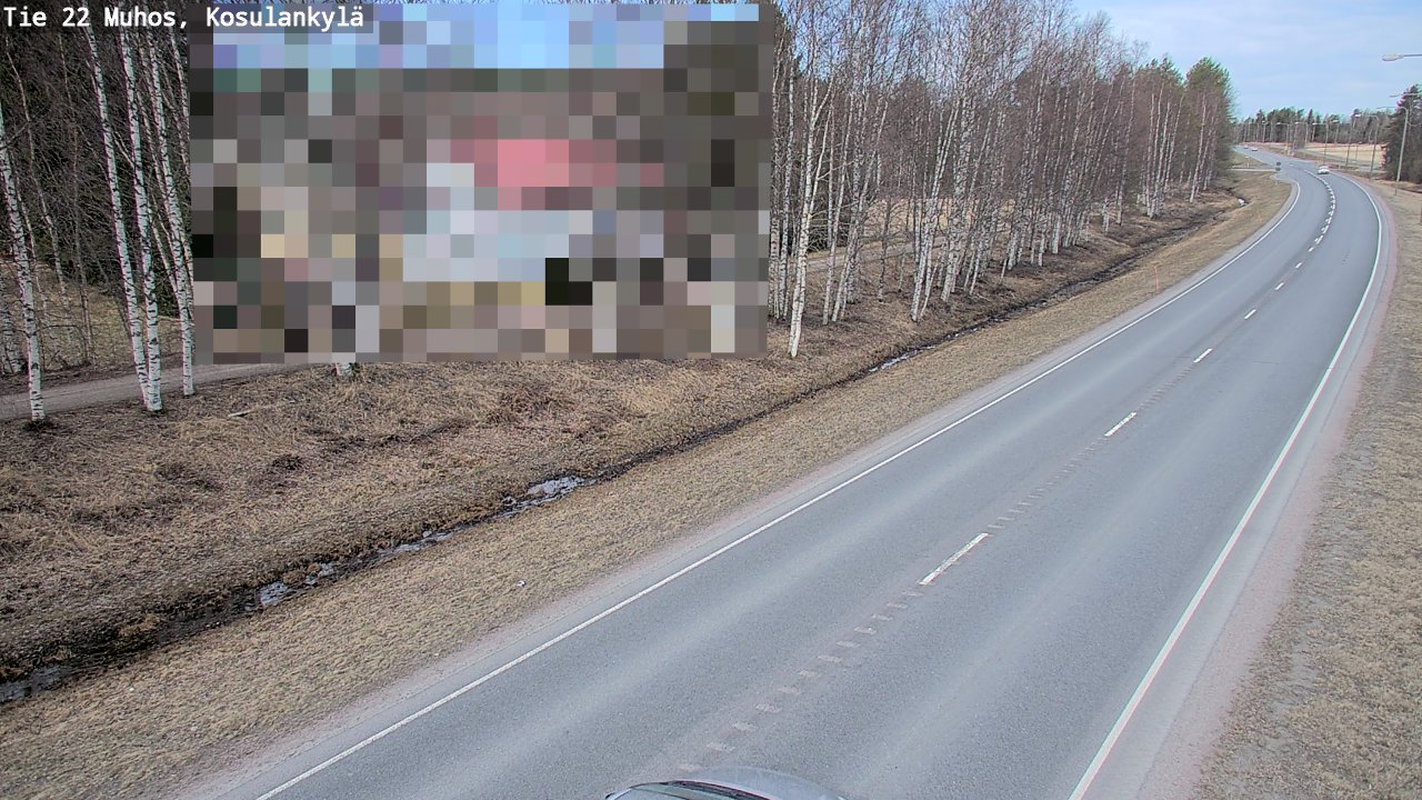 Kelikamerat Kuva Tie 22 Muhos, Kosulankylä, Muhos, Pohjois-Pohjanmaa