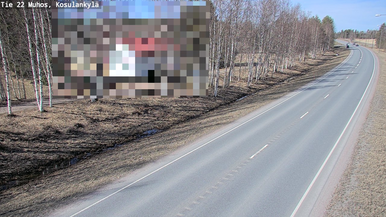 Kelikamerat Kuva Tie 22 Muhos, Kosulankylä, Muhos, Pohjois-Pohjanmaa