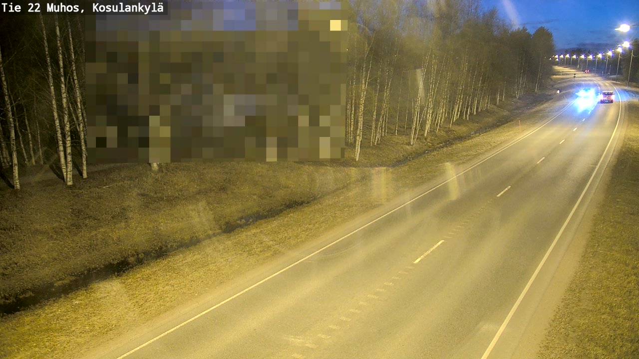 Kelikamerat Kuva Tie 22 Muhos, Kosulankylä, Muhos, Pohjois-Pohjanmaa