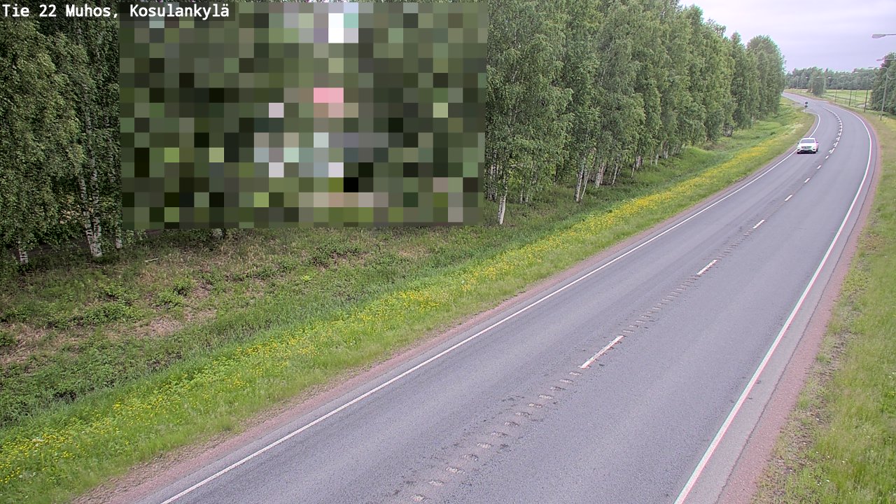 Kelikamerat Kuva Tie 22 Muhos, Kosulankylä, Muhos, Pohjois-Pohjanmaa