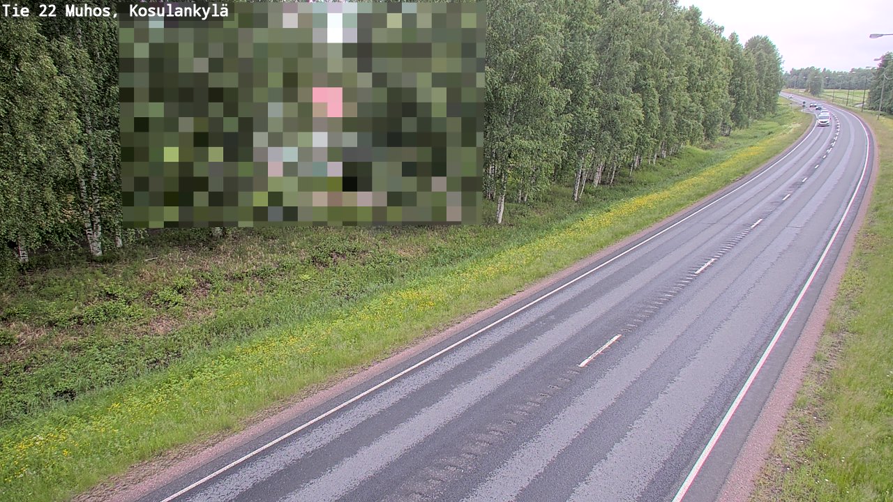 Kelikamerat Kuva Tie 22 Muhos, Kosulankylä, Muhos, Pohjois-Pohjanmaa