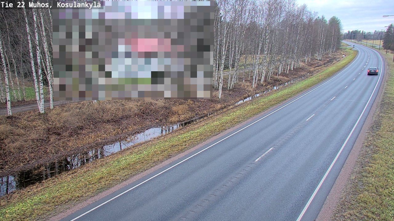 Kelikamerat Kuva Tie 22 Muhos, Kosulankylä, Muhos, Pohjois-Pohjanmaa