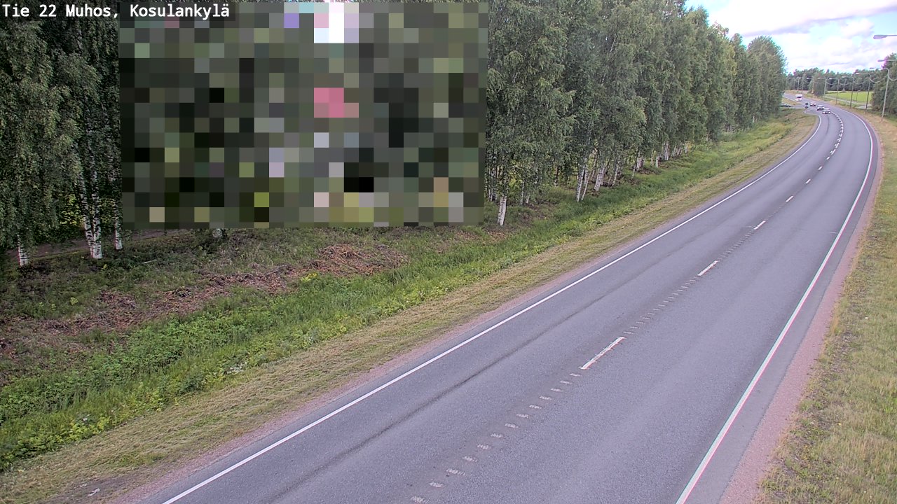 Kelikamerat Kuva Tie 22 Muhos, Kosulankylä, Muhos, Pohjois-Pohjanmaa