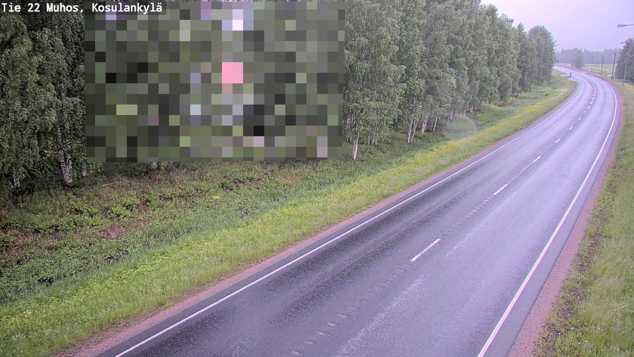 Kelikamerat Kuva Tie 22 Muhos, Kosulankylä, Muhos, Pohjois-Pohjanmaa