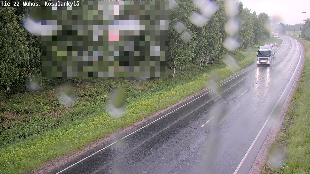 Kelikamerat Kuva Tie 22 Muhos, Kosulankylä, Muhos, Pohjois-Pohjanmaa