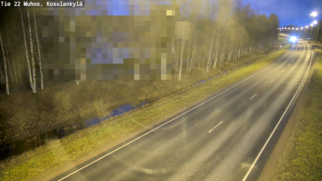 Kelikamerat Kuva Tie 22 Muhos, Kosulankylä, Muhos, Pohjois-Pohjanmaa