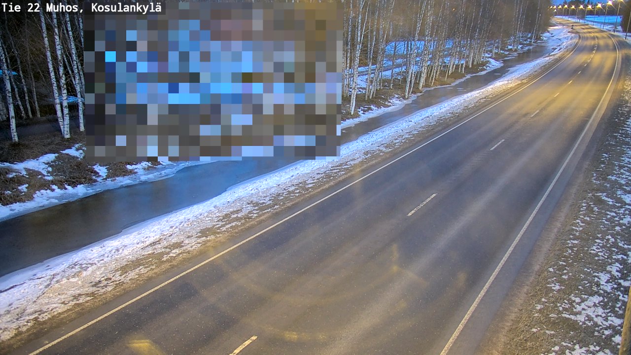 Kelikamerat Kuva Tie 22 Muhos, Kosulankylä, Muhos, Pohjois-Pohjanmaa