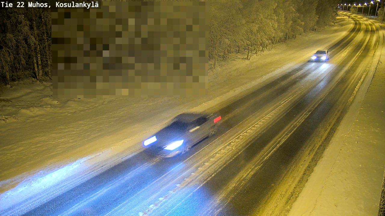 Kelikamerat Kuva Tie 22 Muhos, Kosulankylä, Muhos, Pohjois-Pohjanmaa