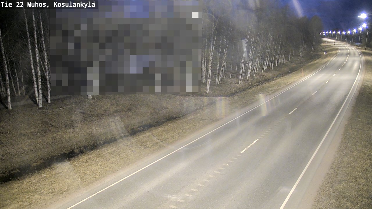 Kelikamerat Kuva Tie 22 Muhos, Kosulankylä, Muhos, Pohjois-Pohjanmaa
