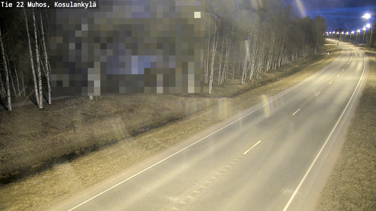 Kelikamerat Kuva Tie 22 Muhos, Kosulankylä, Muhos, Pohjois-Pohjanmaa