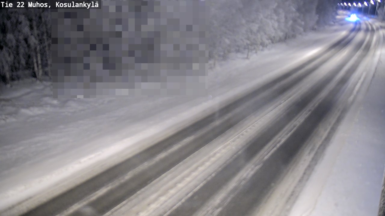 Kelikamerat Kuva Tie 22 Muhos, Kosulankylä, Muhos, Pohjois-Pohjanmaa