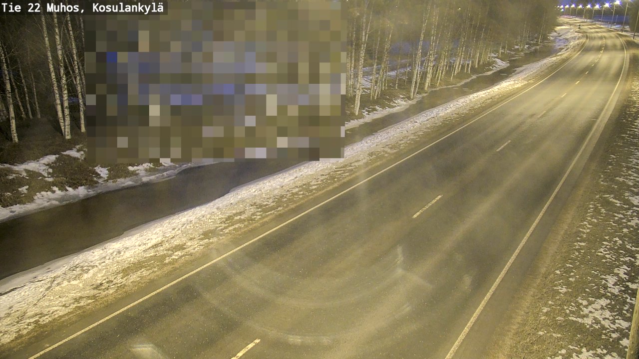 Kelikamerat Kuva Tie 22 Muhos, Kosulankylä, Muhos, Pohjois-Pohjanmaa