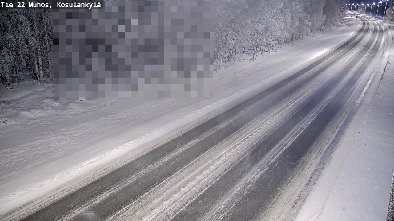 Kelikamerat Kuva Tie 22 Muhos, Kosulankylä, Muhos, Pohjois-Pohjanmaa