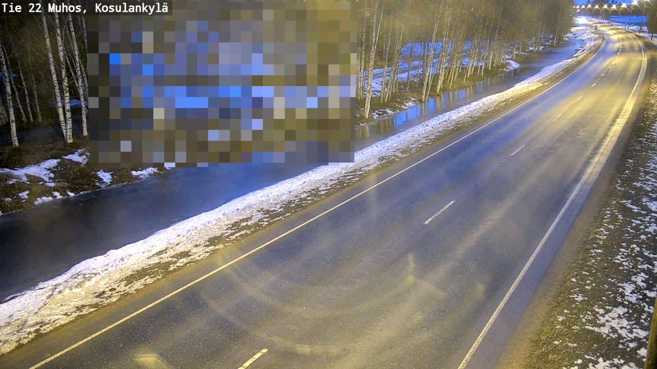 Kelikamerat Kuva Tie 22 Muhos, Kosulankylä, Muhos, Pohjois-Pohjanmaa