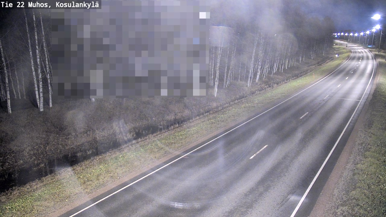 Kelikamerat Kuva Tie 22 Muhos, Kosulankylä, Muhos, Pohjois-Pohjanmaa