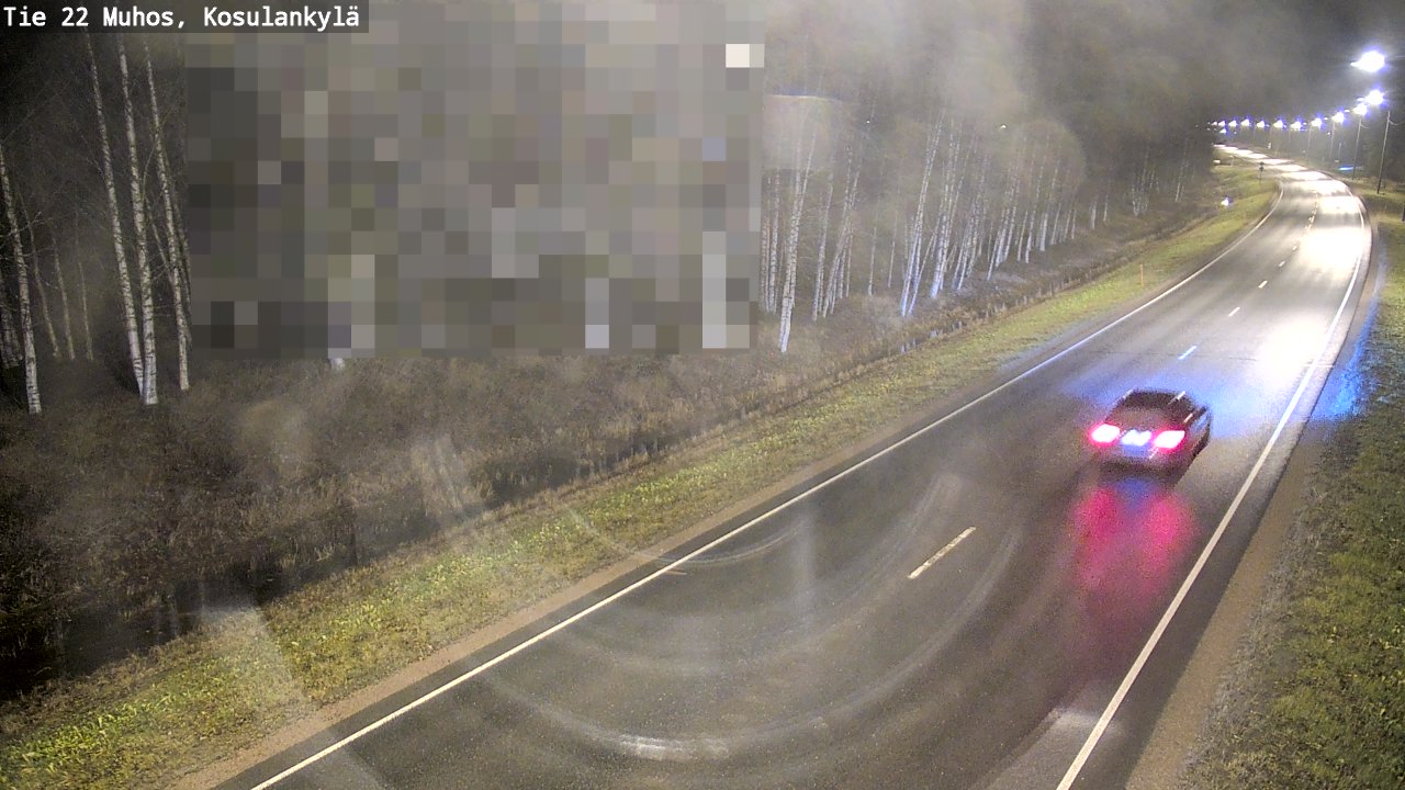 Kelikamerat Kuva Tie 22 Muhos, Kosulankylä, Muhos, Pohjois-Pohjanmaa