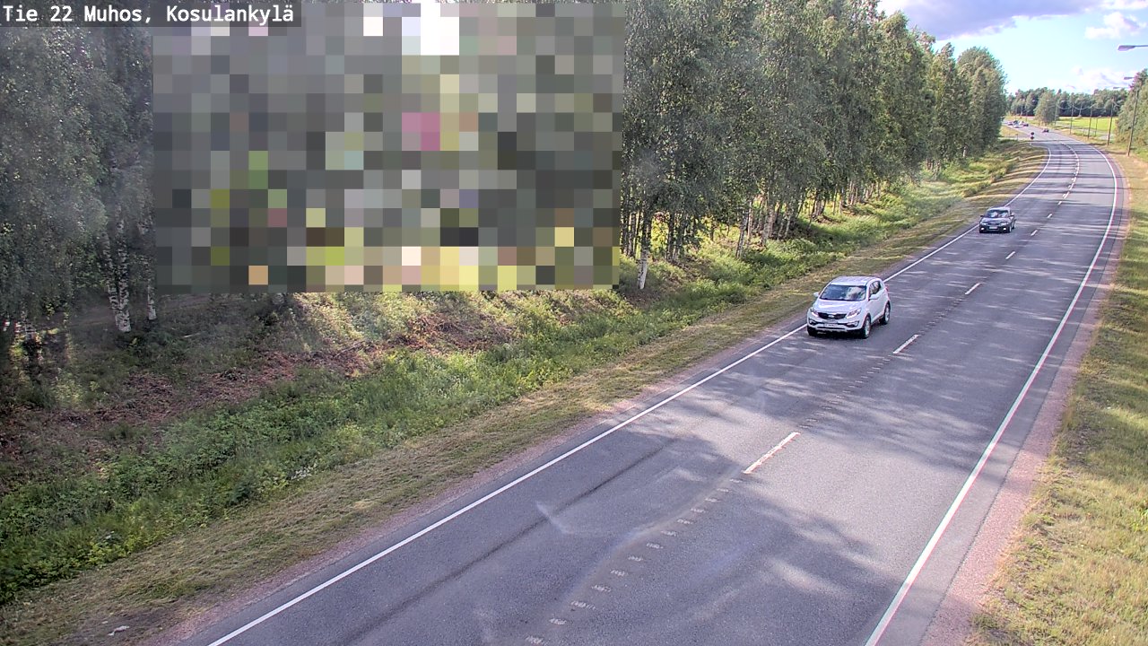 Kelikamerat Kuva Tie 22 Muhos, Kosulankylä, Muhos, Pohjois-Pohjanmaa