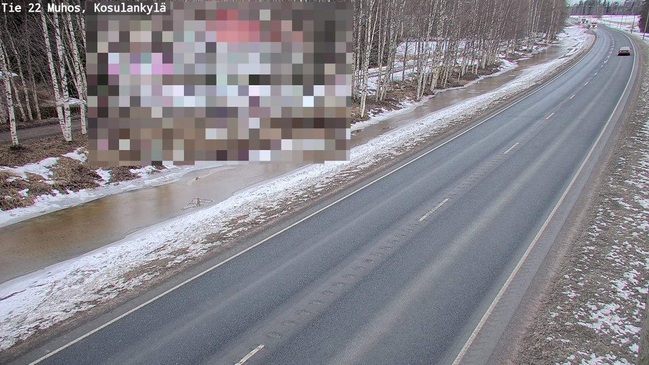 Kelikamerat Kuva Tie 22 Muhos, Kosulankylä, Muhos, Pohjois-Pohjanmaa