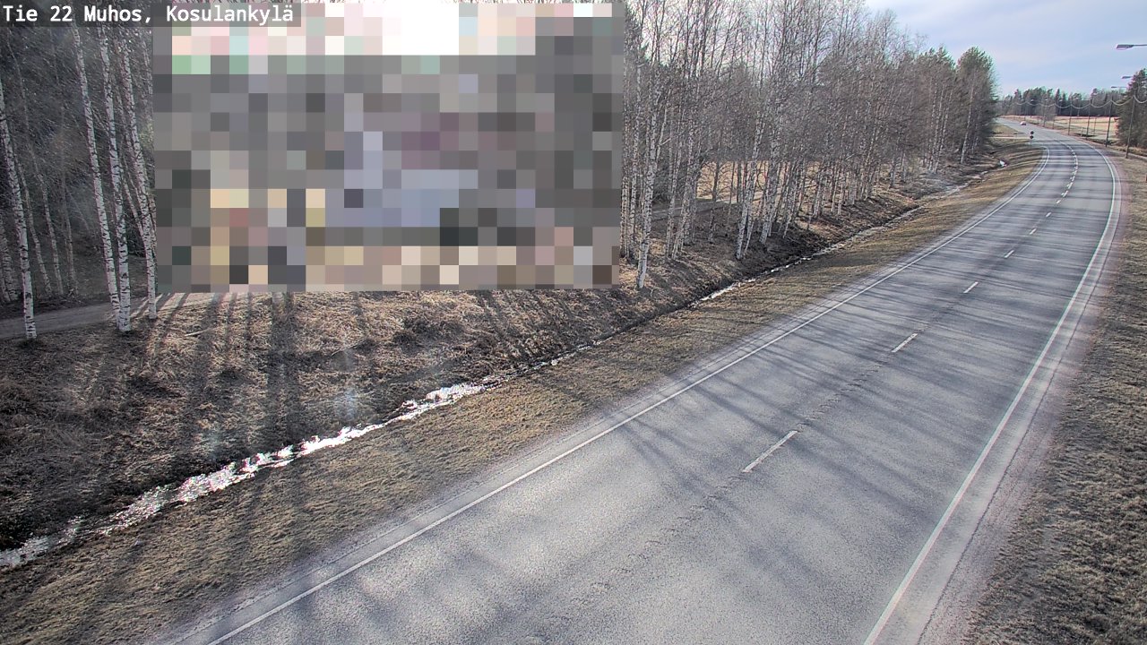 Kelikamerat Kuva Tie 22 Muhos, Kosulankylä, Muhos, Pohjois-Pohjanmaa
