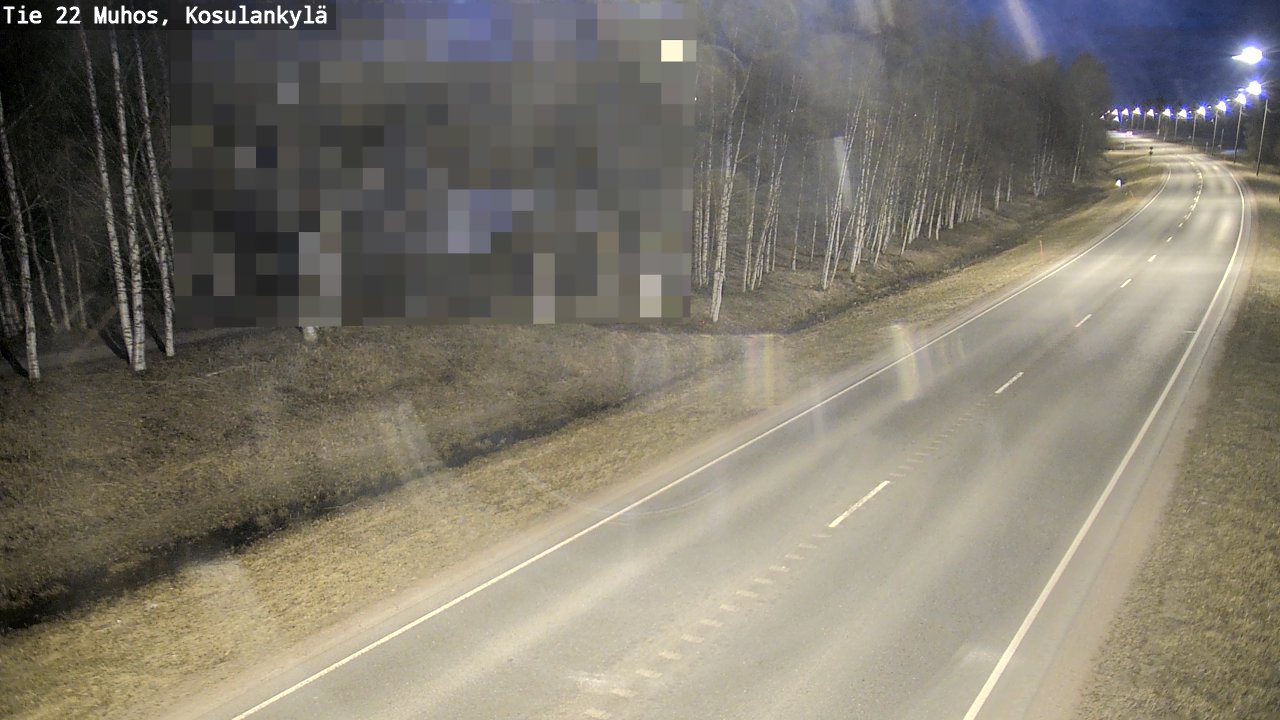 Kelikamerat Kuva Tie 22 Muhos, Kosulankylä, Muhos, Pohjois-Pohjanmaa
