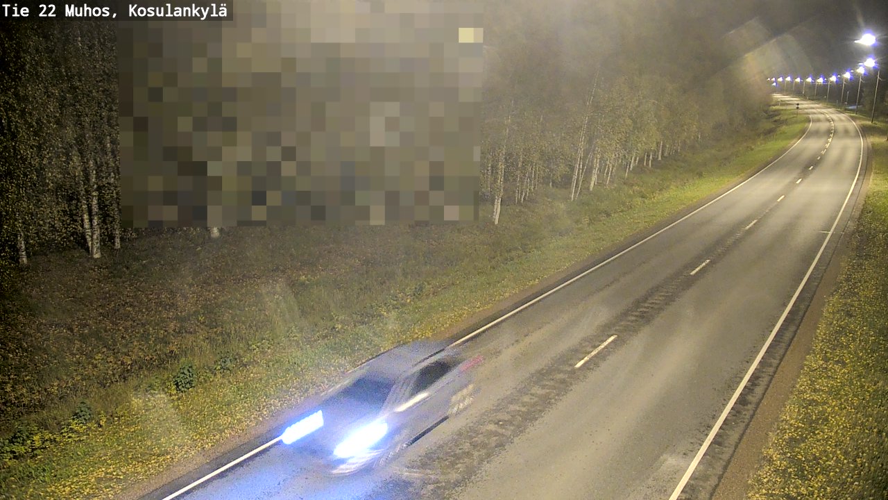 Kelikamerat Kuva Tie 22 Muhos, Kosulankylä, Muhos, Pohjois-Pohjanmaa